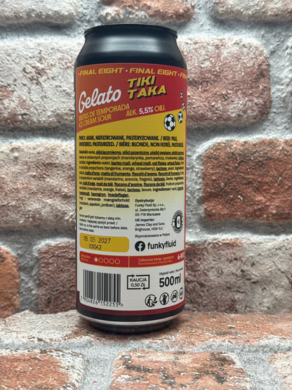 Funky Fluid Gelato: Tiki Taka (Final Eight - Spain) Sour - 44 CL