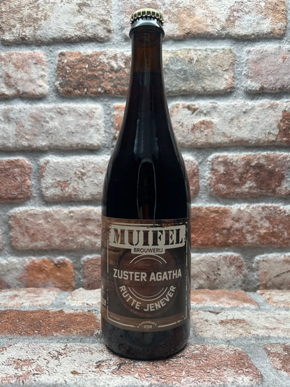 Muifel Brouwerij Vatgerijpt #20 Zuster Agatha Rutte Jenever Quadrupel - 75 CL