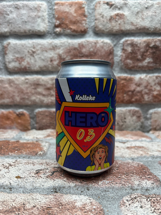 Stadsbrouwerij Van Kollenburg Hero Alcoholvrij - 33 CL
