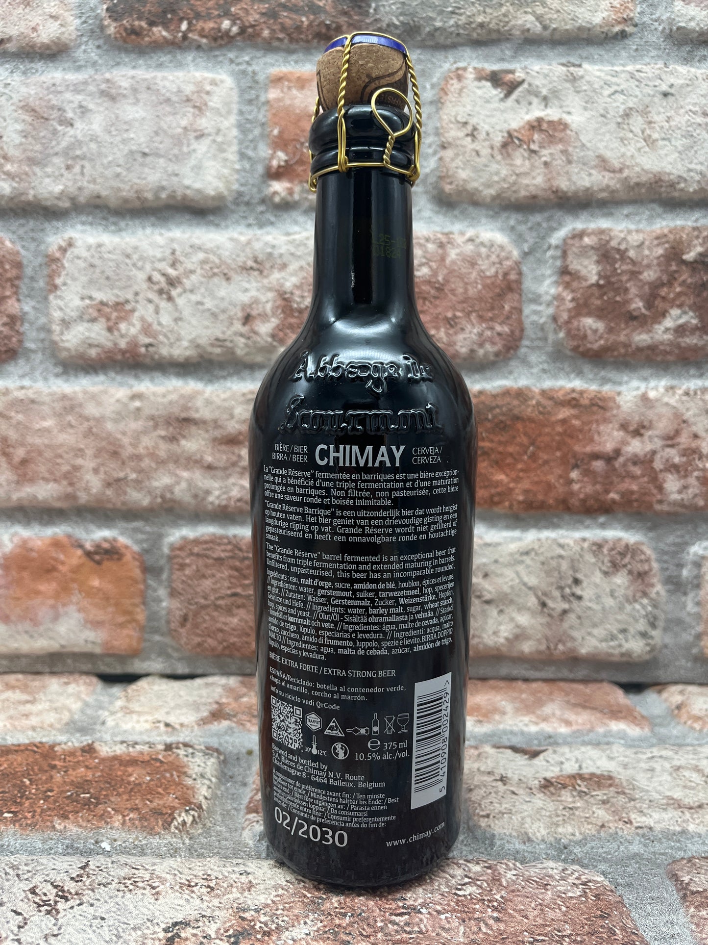 Chimay Grande Réserve fermentata in botti - Rovere francese, Rovere americano, Rum (02/2025) Quadrupel - 37,5 CL