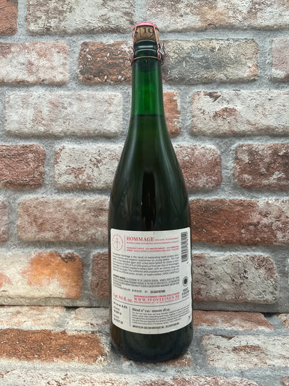 3 Fonteinen Hommage Lamponi Biologici (stagione 18/19) Miscela N. 110 Lambic/Geuze - 75 CL