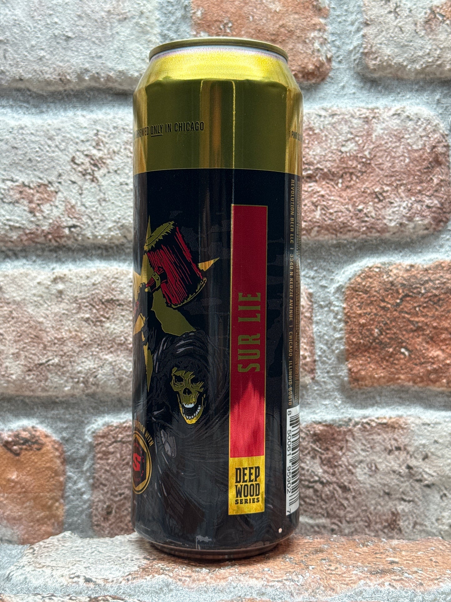 Revolution Brewing Sur Lie: Deep Wood Series Stout - 47.3 CL (1 pint)