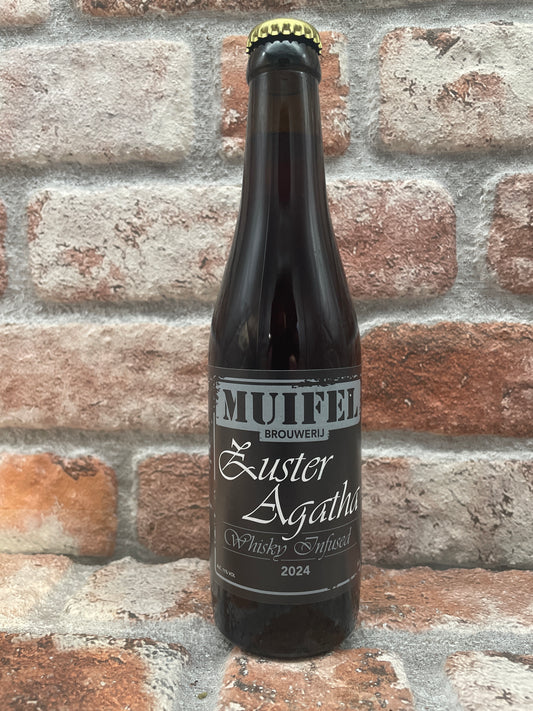 Muifel Brouwerij Zuster Agatha Whisky Infused 2024 Quadrupel - 33 CL