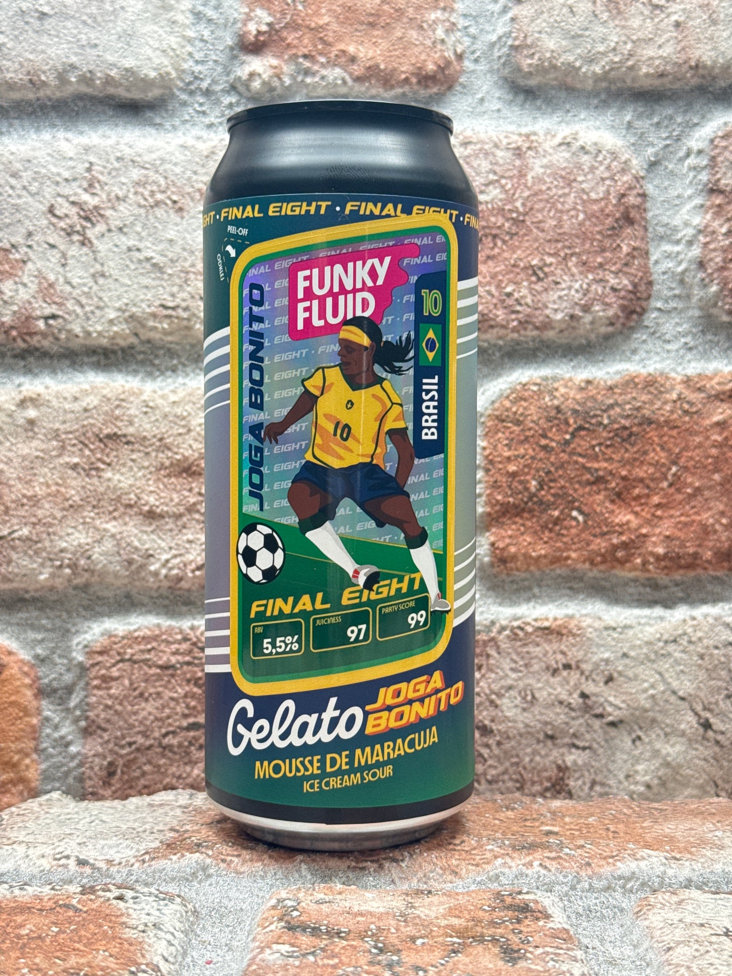Funky Fluid Gelato: Joga Bonito (Final Eight - Brasil) Sour - 44 CL