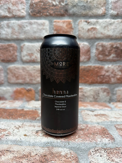 More Brewing Company Henna: Chocolate Covered Marshmallow Stout - 47.3 CL (1 pint)