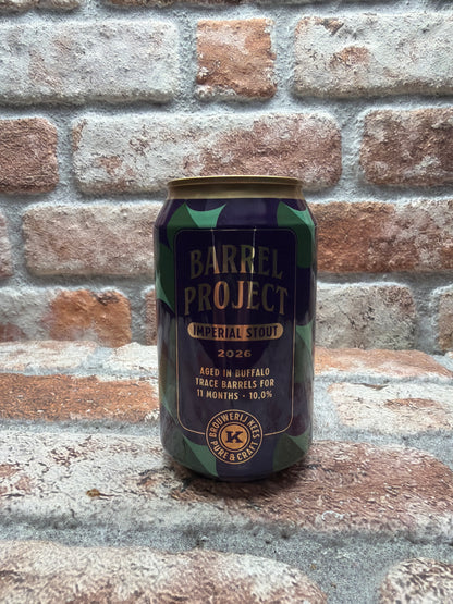 Brouwerij Kees Barrel Project 2026 Imperial Stout Aged In Buffalo Trace Barrels For 11 Months - 33 CL