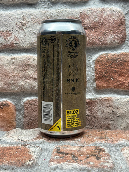 Northern Monk PATRONS PROJECT 51.02 // SNIK // SOLITUDE // FOLKINGEBREW // DDH DIPA - 44 CL