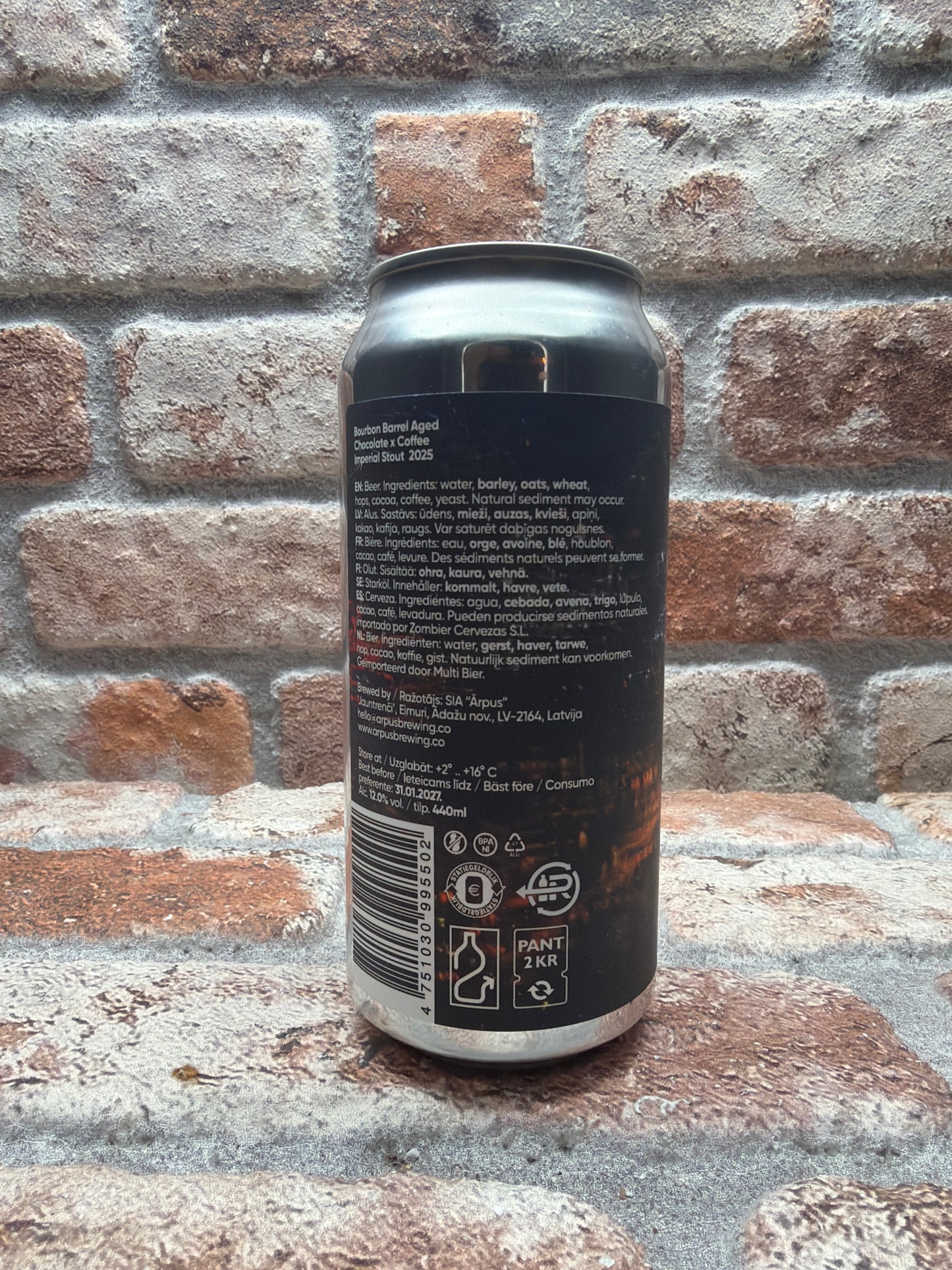 Bourbon Barrel Aged Chocolate x Coffee Imperial 2025 Stout - 44 CL