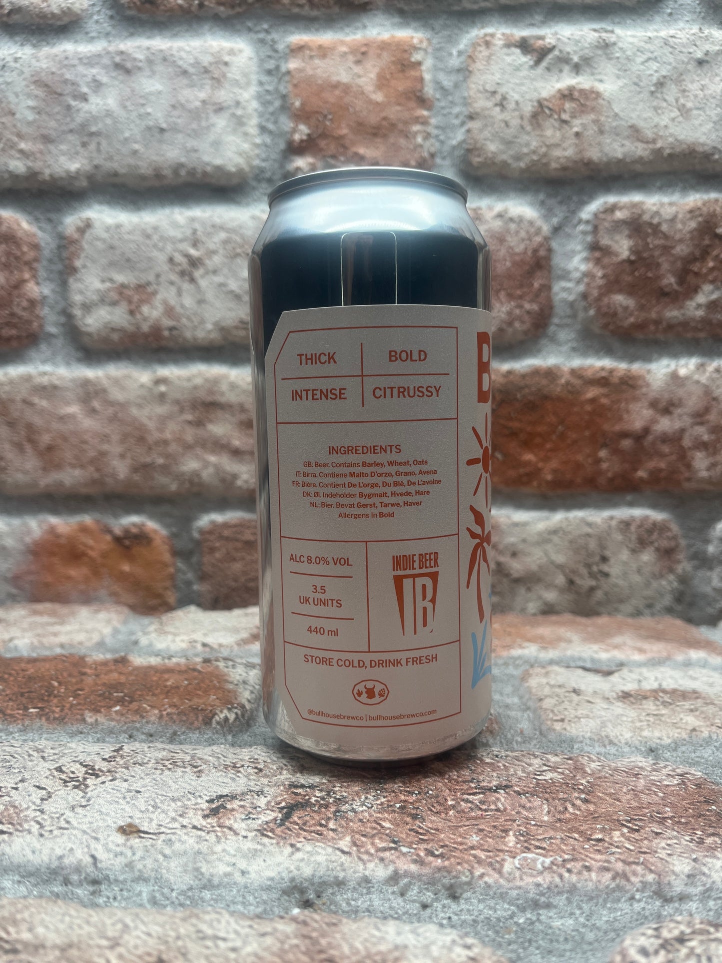 Bullhouse Brew Brick DIPA - 44 CL