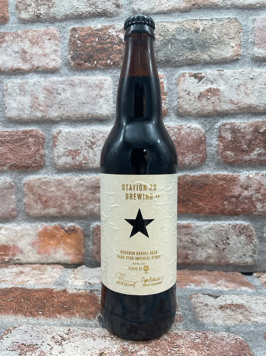 Station 26 Dark Star invecchiata in botte di bourbon 2015 Stout - 65 CL