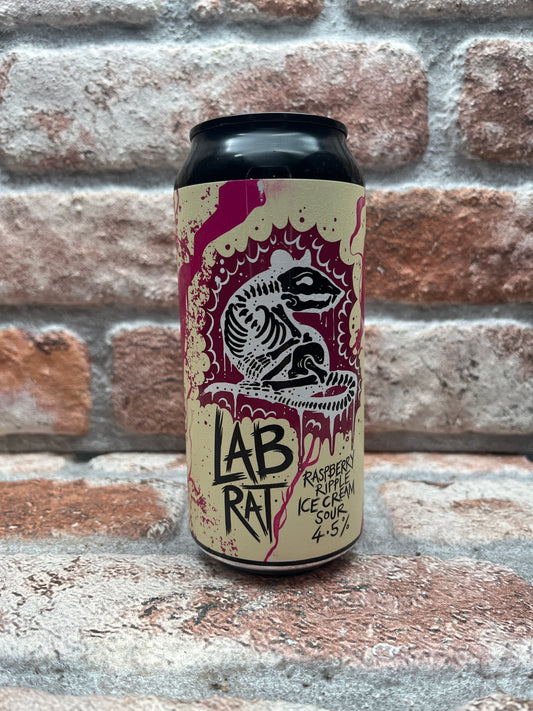 Ossett Brewery Lab Rat - Gelato al lampone ondulato acido - 44 CL