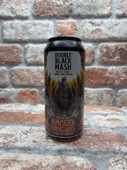 Amager Bryghus Double Black Mash (2026) Maple Syrup Barrel Aged Edition Stout - 44 CL