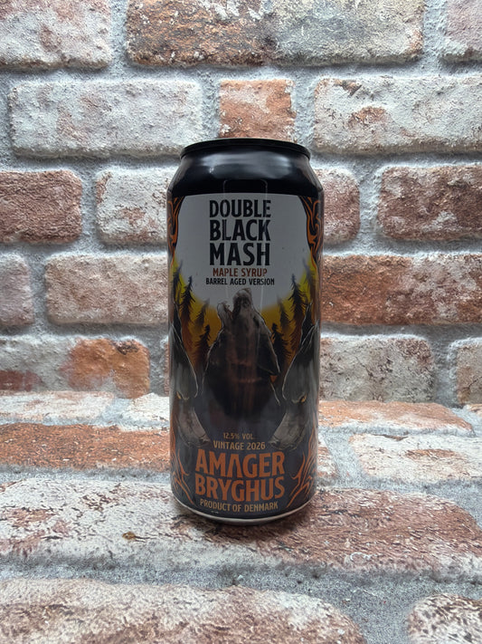 Amager Bryghus Double Black Mash (2026) Maple Syrup Barrel Aged Edition Stout - 44 CL