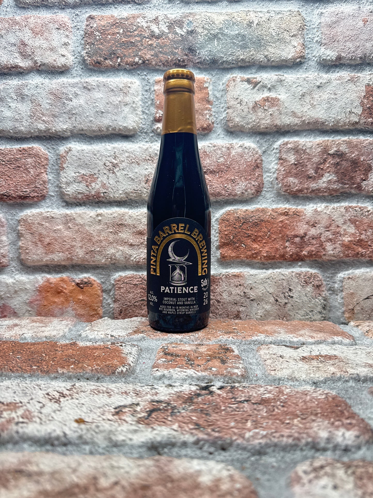 PINTA Barrel Brewing Patience 5th Anniversary (2026) Stout - 33 CL