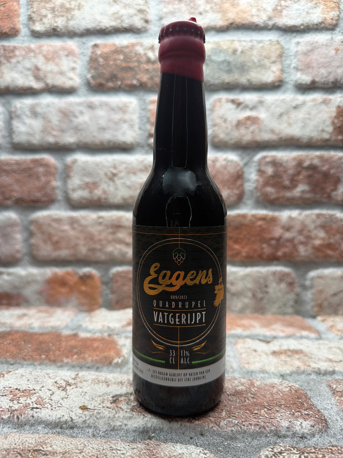 Eggens Quadrupel Vatgerijpt 009/2023 - Teeling Whiskey - 33 CL