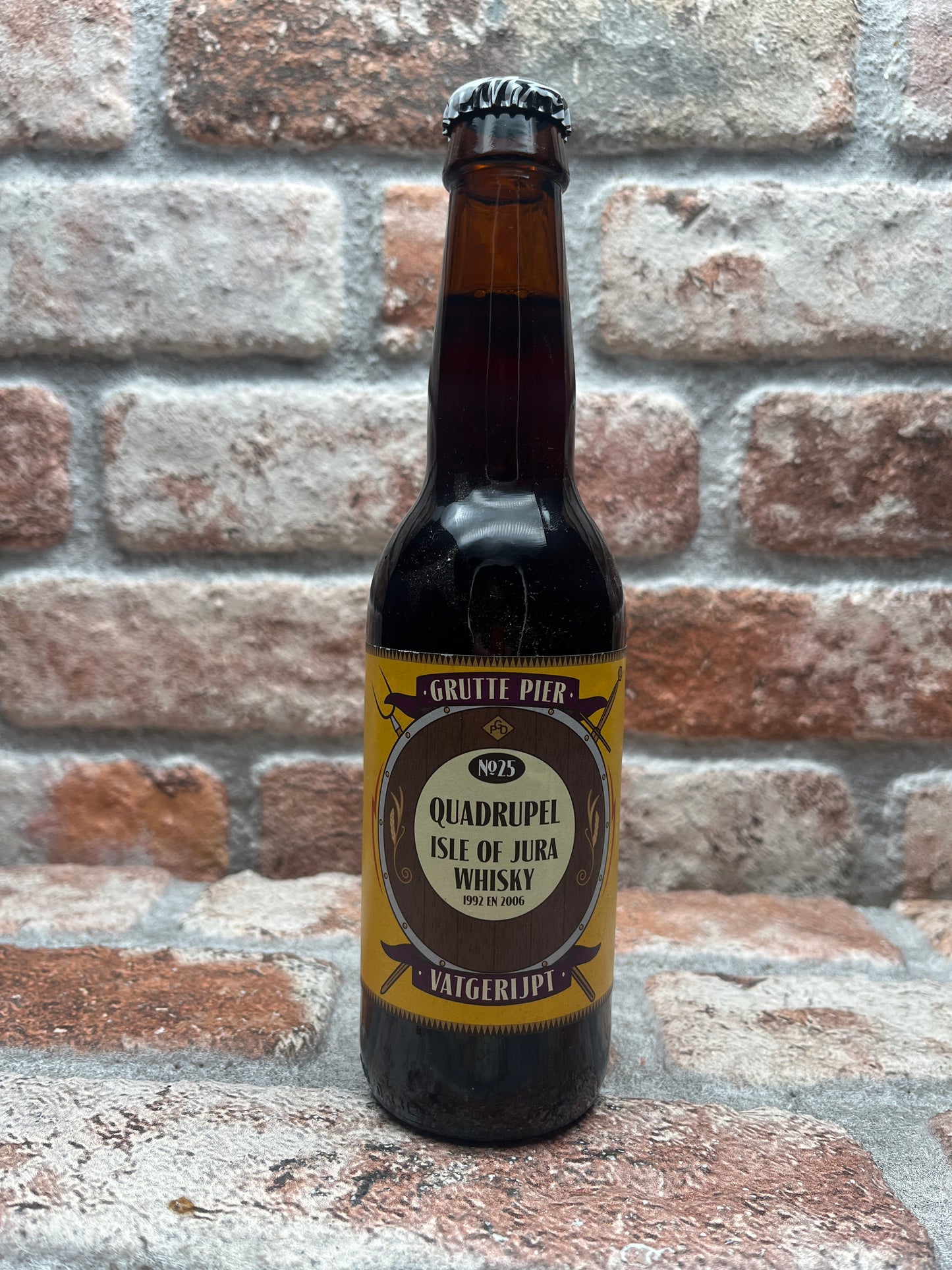 Grutte Pier Vatgerijpt #25 Quadrupel Isle Of Jura Whisky - 33 CL