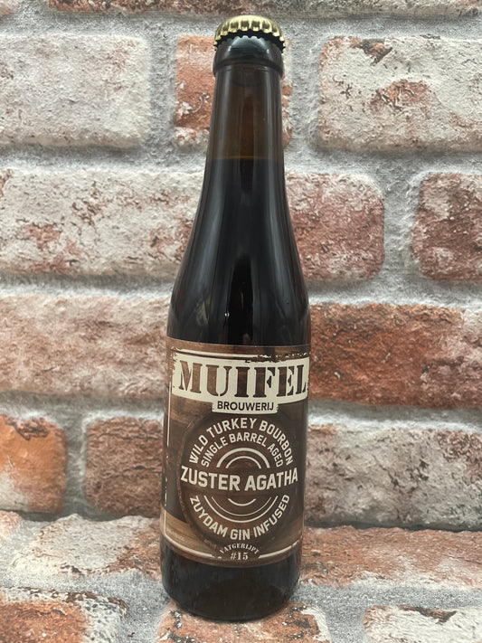 Muifel Brouwerij Vatgerijpt #15 Zuster Agatha Wild Turkey & Zuydam 2024 Quadrupel - 33 CL