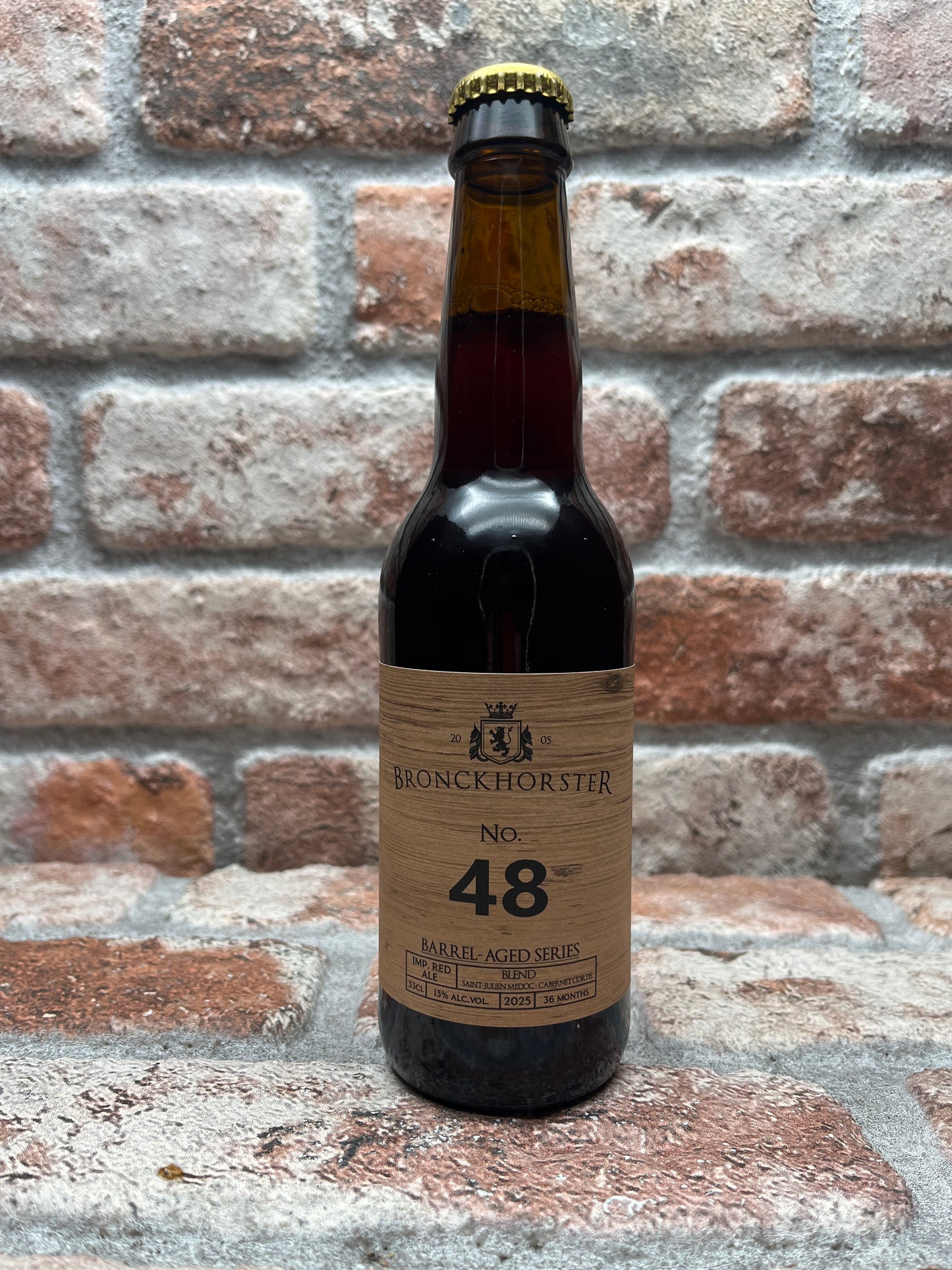 Bronckhorster Barrel Aged Series No.48 (Red Ale - Wine Blend) Stout - 33 CL
