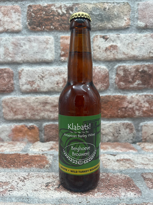 Berghoeve Vat#74 Klabats!Barleywine Bourbon di tacchino selvatico invecchiato in botte - 33 CL
