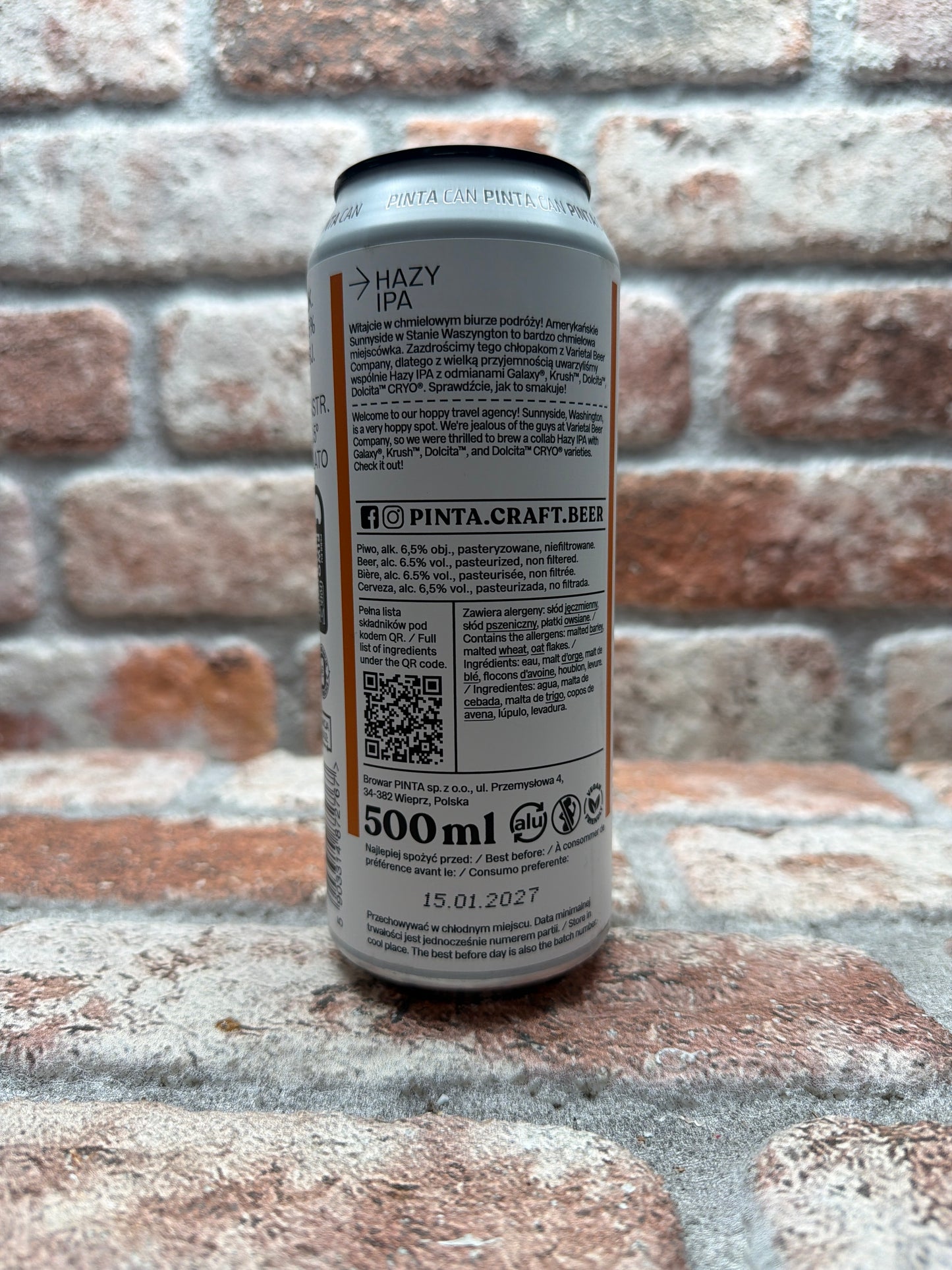 PINTA Hazy Discovery Sunnyside IPA - 50 CL