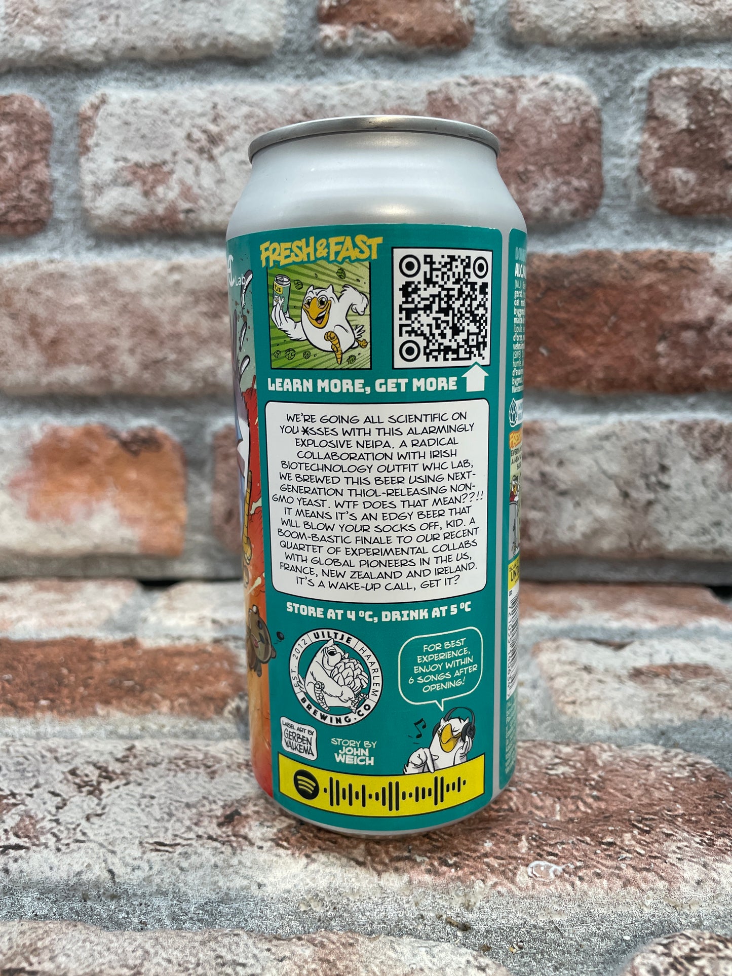 Uiltje Brewing Company: sveglia, boom!Doppia NEIPA - 44 CL