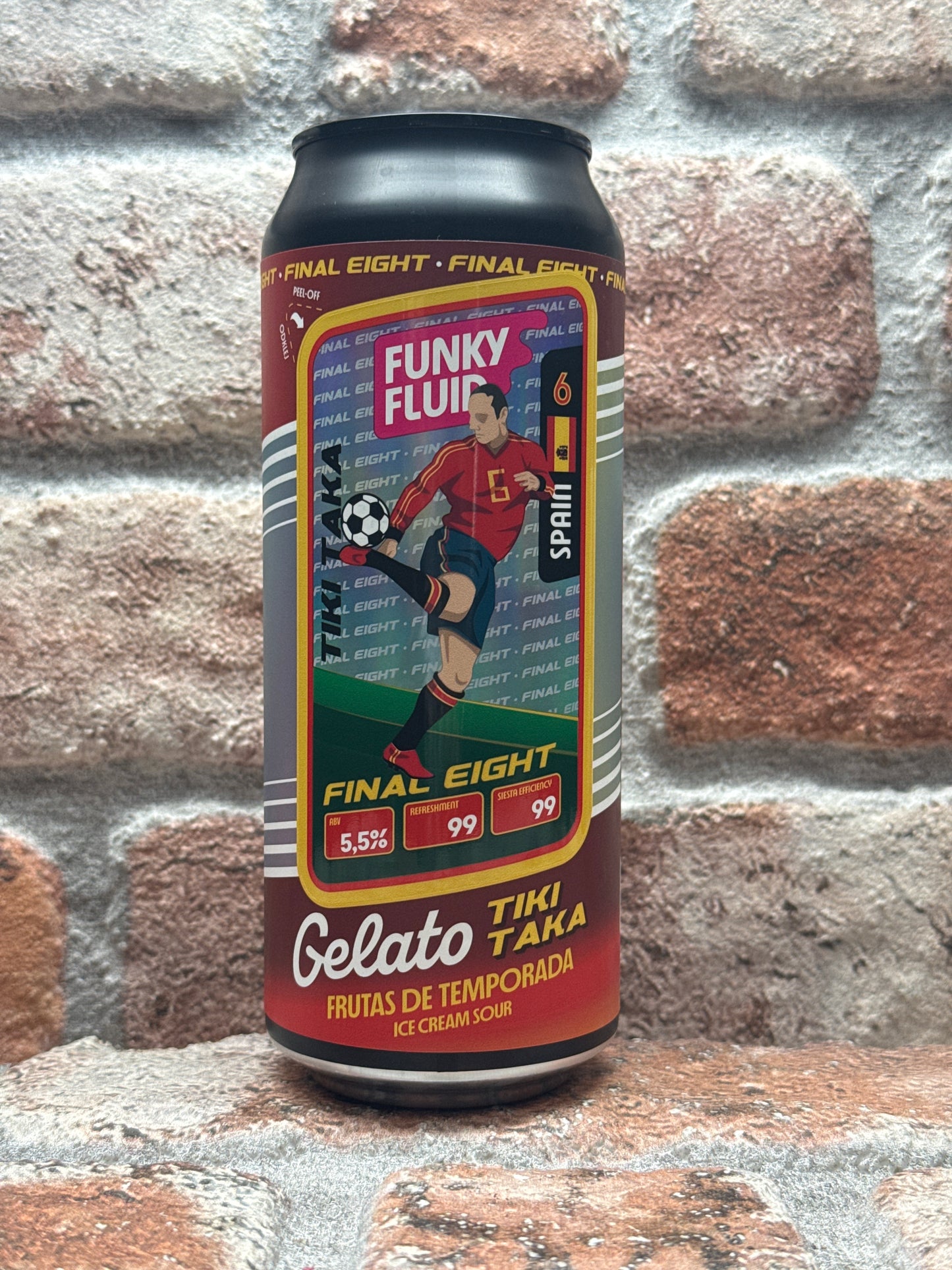 Funky Fluid Gelato: Tiki Taka (Final Eight - Spain) Sour - 44 CL