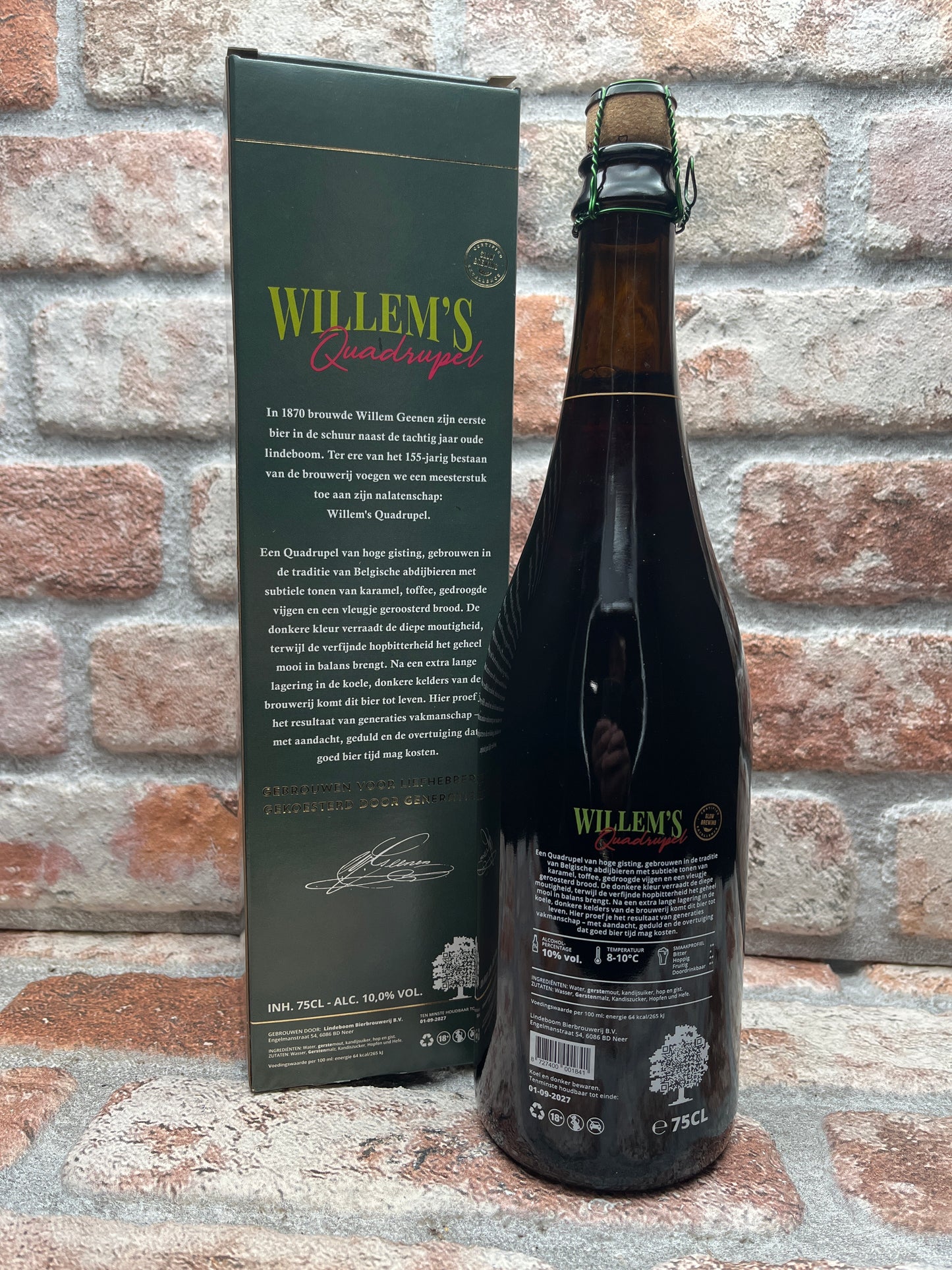 L'eredità di Lindeboom Willem: Confezione regalo Quadrupel Quadrupel - 75 CL