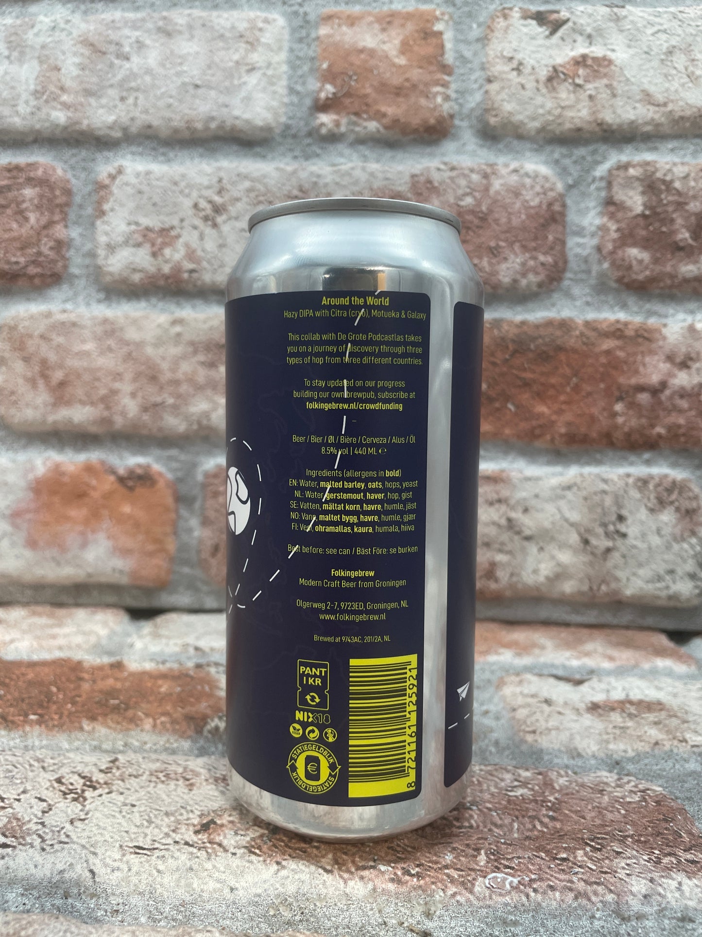 Birra popolare intorno al mondo Hazy DIPA - 44 CL