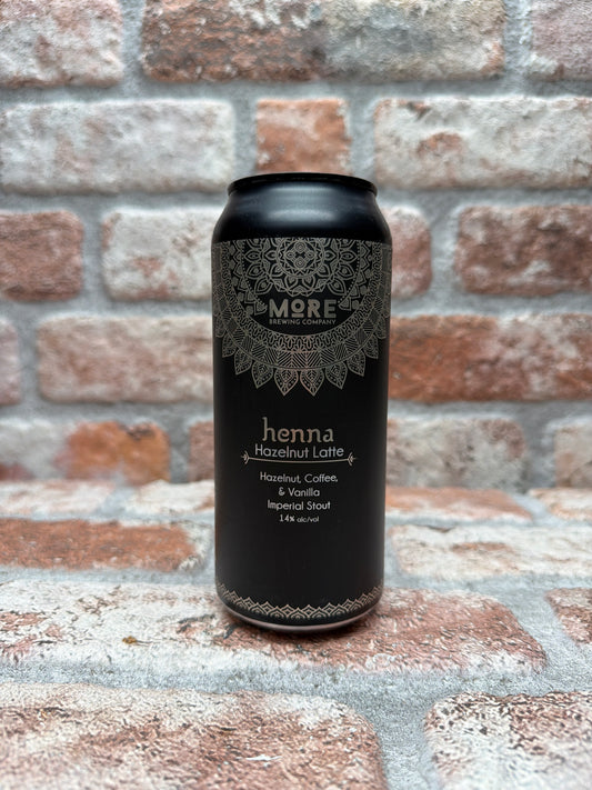 More Brewing Company Henna: Hazelnut Latte Stout - 47.3 CL (1 pint)