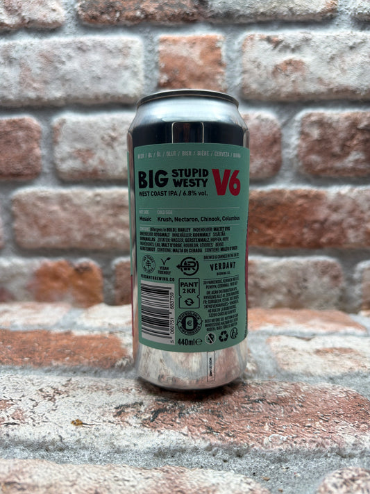 Verdant Brewing Co Big Stupid Westy V6 (Mosaic, Krush, Nectaron, Chinook, Columbus) IPA - 44 CL