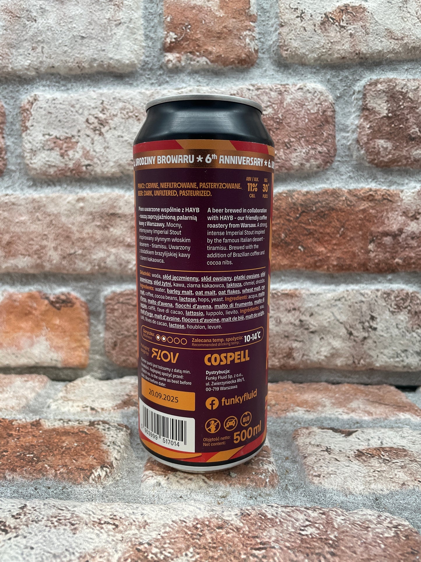 Funky Fluid Cospell Stout - 44 CL