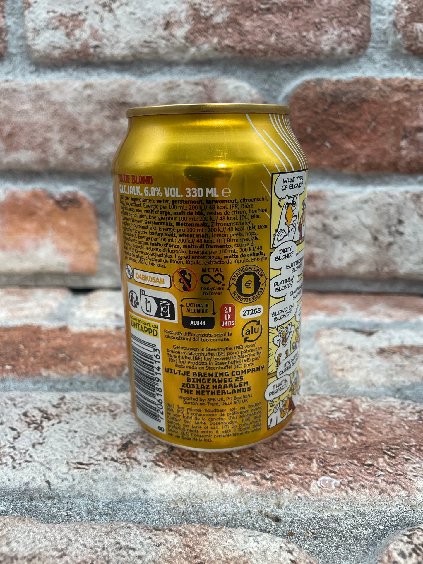 Oiltje Brewing Company Bionda - 33 CL