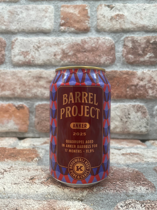 Brouwerij Kees Barrel Project 2025 Quadrupel invecchiato in botti Het Anker Quadrupel - 33 CL