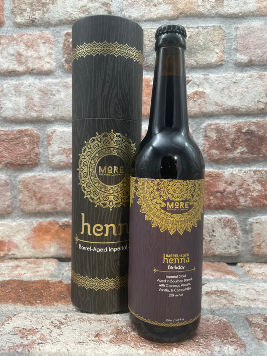 Altro Henné invecchiato in botte: Birthday 2022 Stout - 50 CL