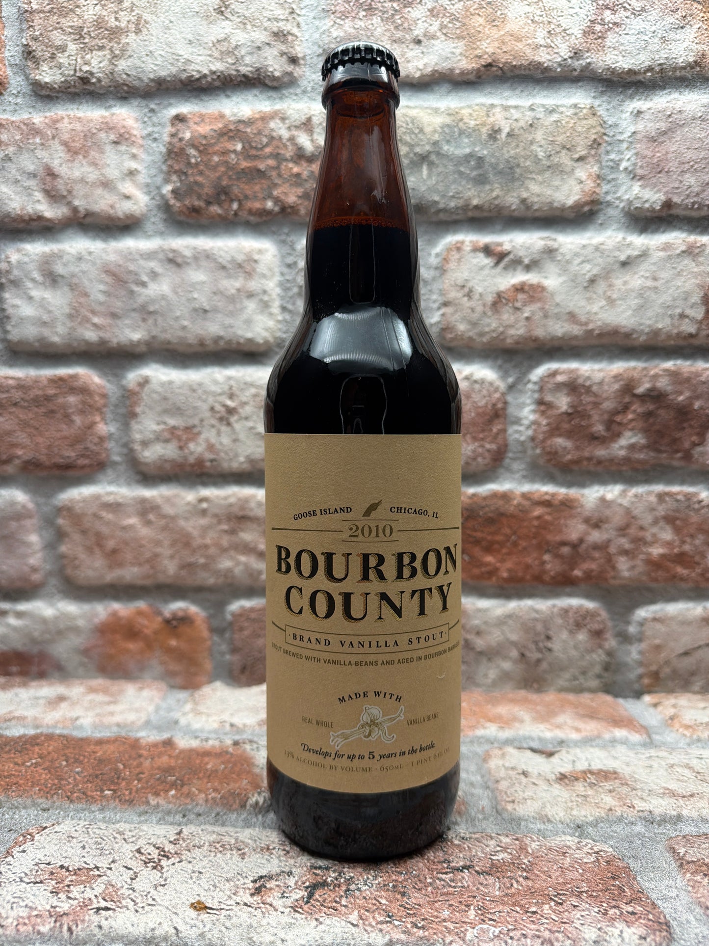 Goose Island Bourbon County Brand Stout Vanilla Rye 2010 Stout - 65 CL