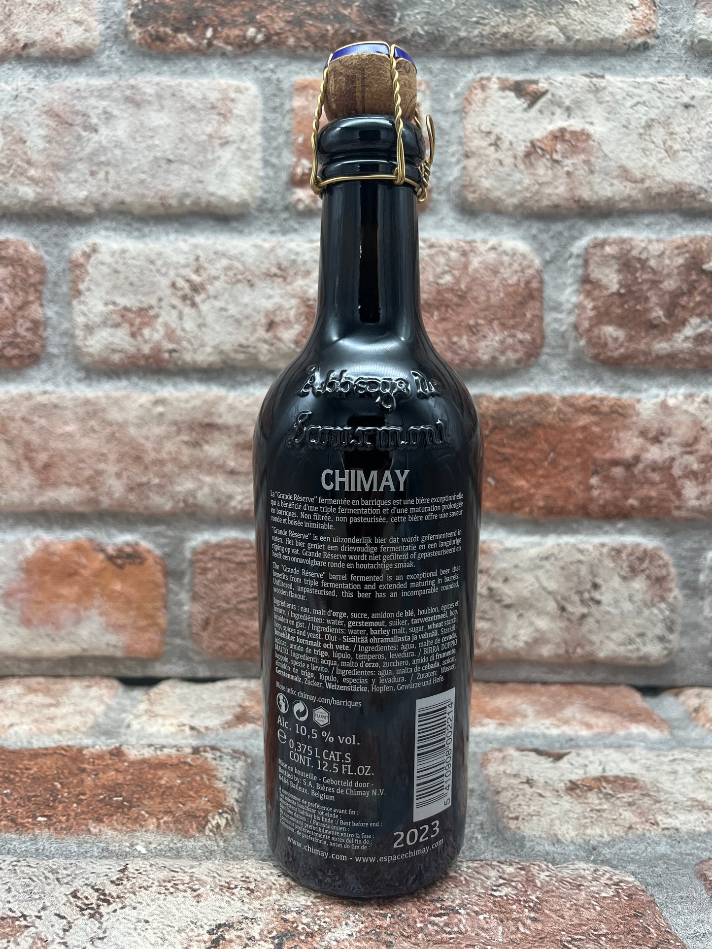 Chimay Grande Réserve Fermentee En Barriques - Chene Francais, Chene Américain, Whisky (02/2018) Quadrupel - 37.5 CL