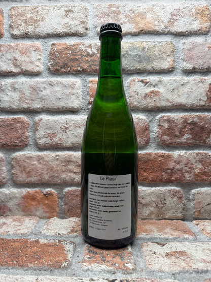 Brasserie Cantillon Le Plaisir (2024) Lambiek/Geuze - 75 CL