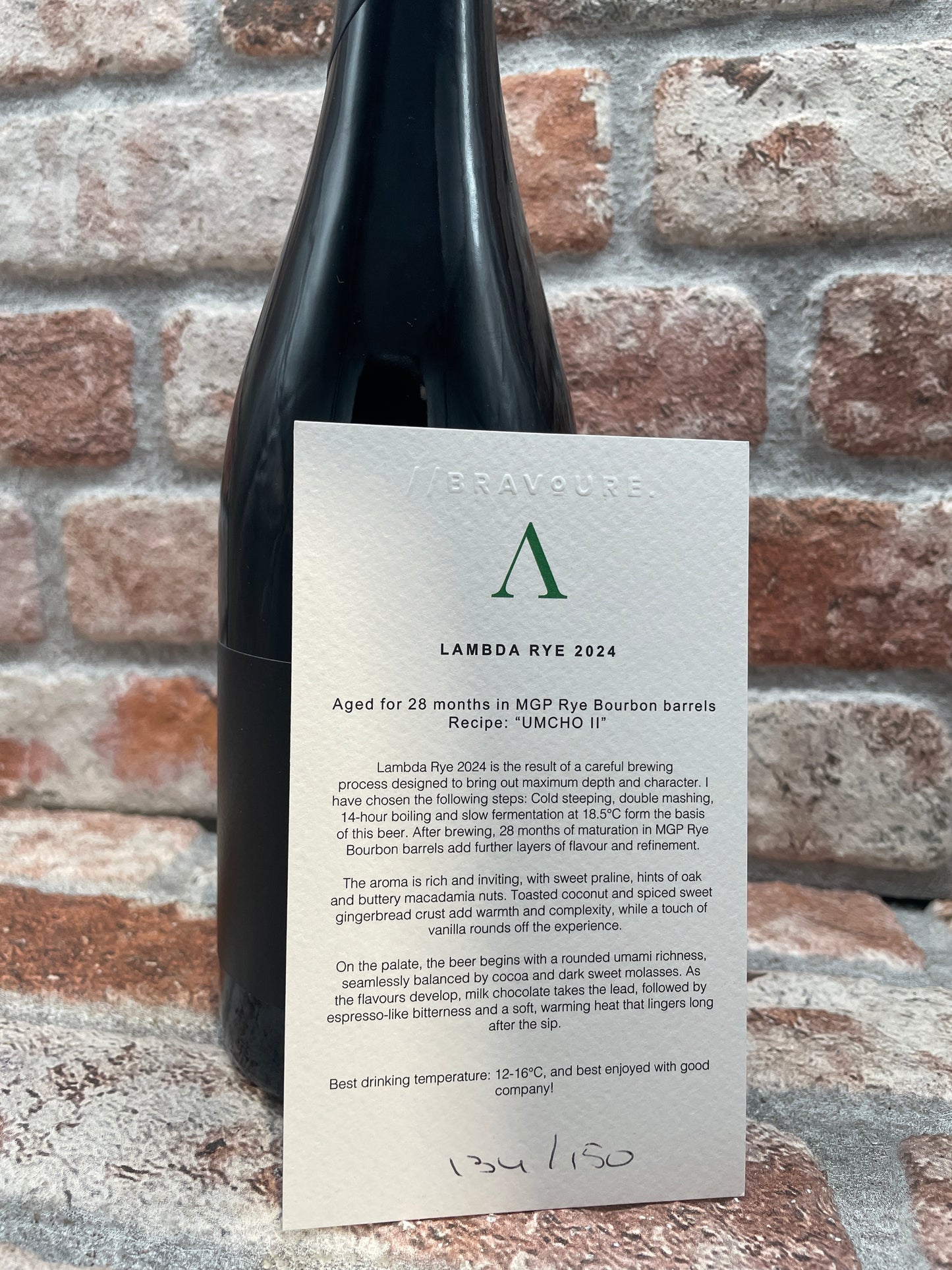 Bravoure Lambda Rye 2024 Stout - 75 CL