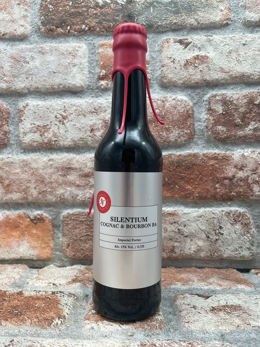 Pühaste Silentium - Cognac & Bourbon BA (Serie Argento) Porter - 33 CL
