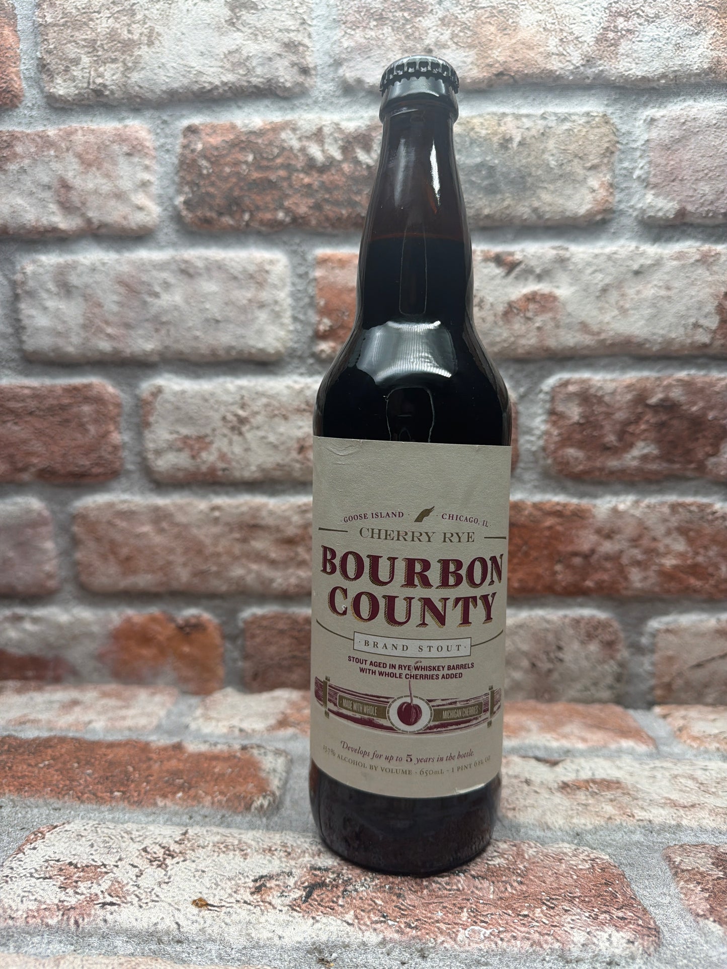 Goose Island Bourbon County Brand Stout Cherry Rye 2012 Stout - 65 CL