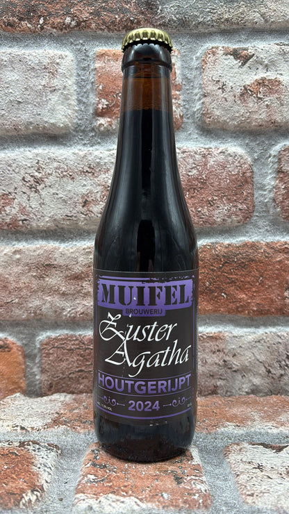 Muifel Brouwerij Zuster Agatha Maturato in legno 2024 Quadrupel - 33 CL