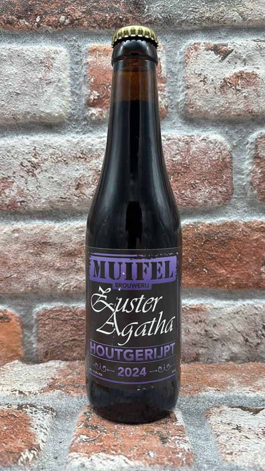 Muifel Brouwerij Zuster Agatha Maturato in legno 2024 Quadrupel - 33 CL
