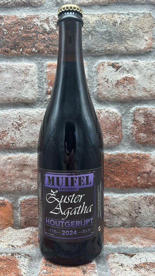 Muifel Brouwerij Zuster Agatha Maturato in legno 2024 Quadrupel - 75 CL