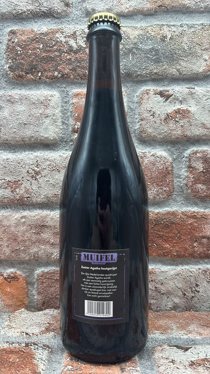 Muifel Brouwerij Zuster Agatha Maturato in legno 2024 Quadrupel - 75 CL
