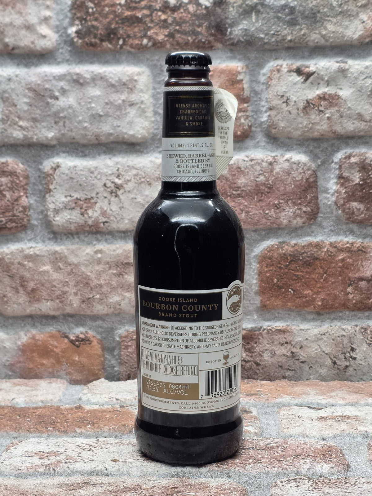 Goose Island Beer Co. Bourbon County Brand Stout Heaven Hill (2020) - 47.3 CL (1 pint)