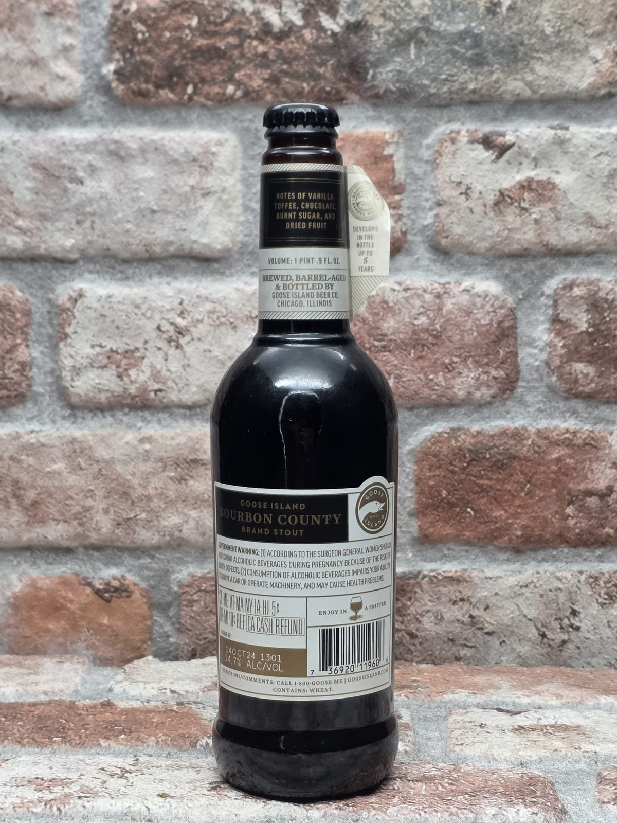 Goose Island Beer Co. Bourbon County Brand Stout (2018) 15.2% - 47.3 CL (1 pint)