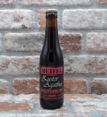 Muifel Brouwerij Zuster Agatha Maturato in legno 2022 Quadrupel - 33 CL
