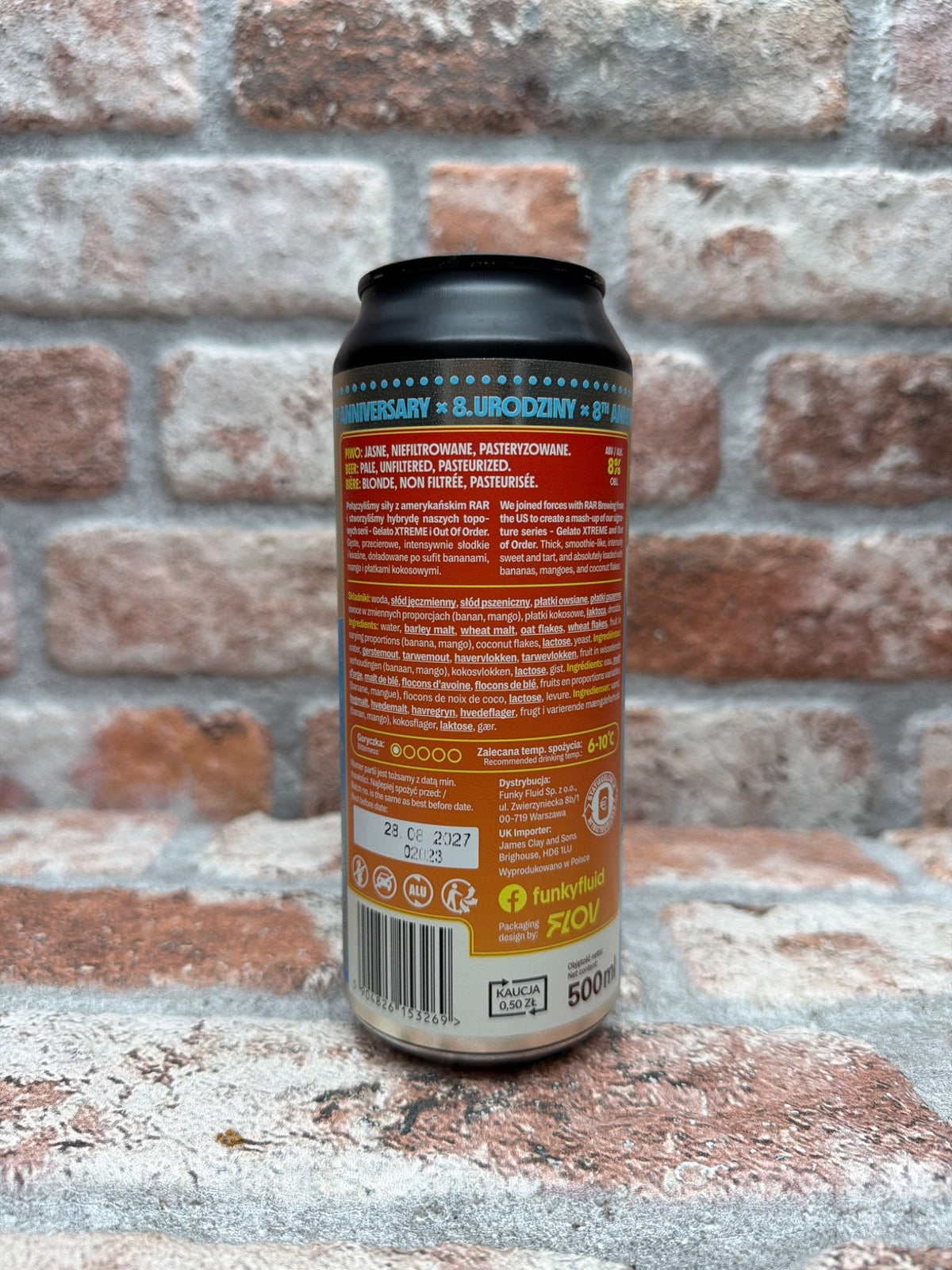 Funky Fluid Gelato XTREME: Out of Order — achterkant