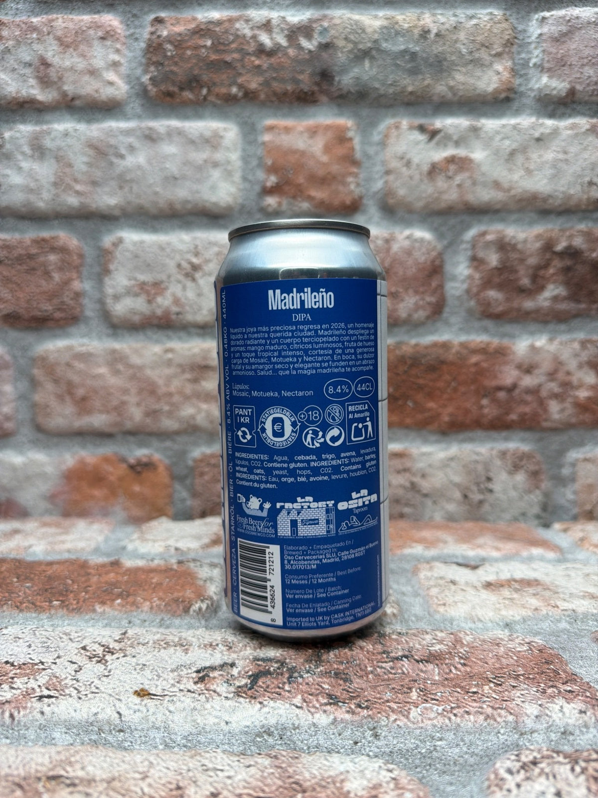 Oso Brew Co Madrileño (2026) — achterkant