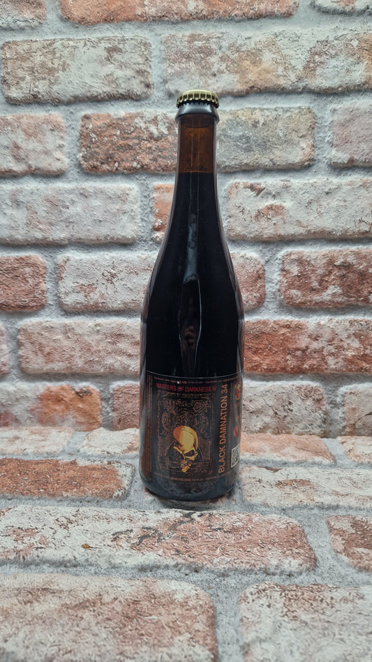 De Struise Brouwers Black Damnation 34 A.K.A. Masters of Darkness IV Stout - 75 CL